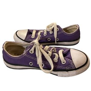 Converse All Star Kids Violet purple Low-Top Shoes chucks sneakers